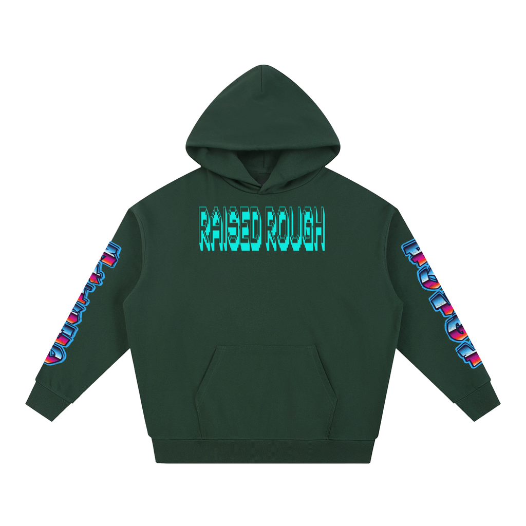 Raised Rough Drip Essential Heavyweight Hoodie