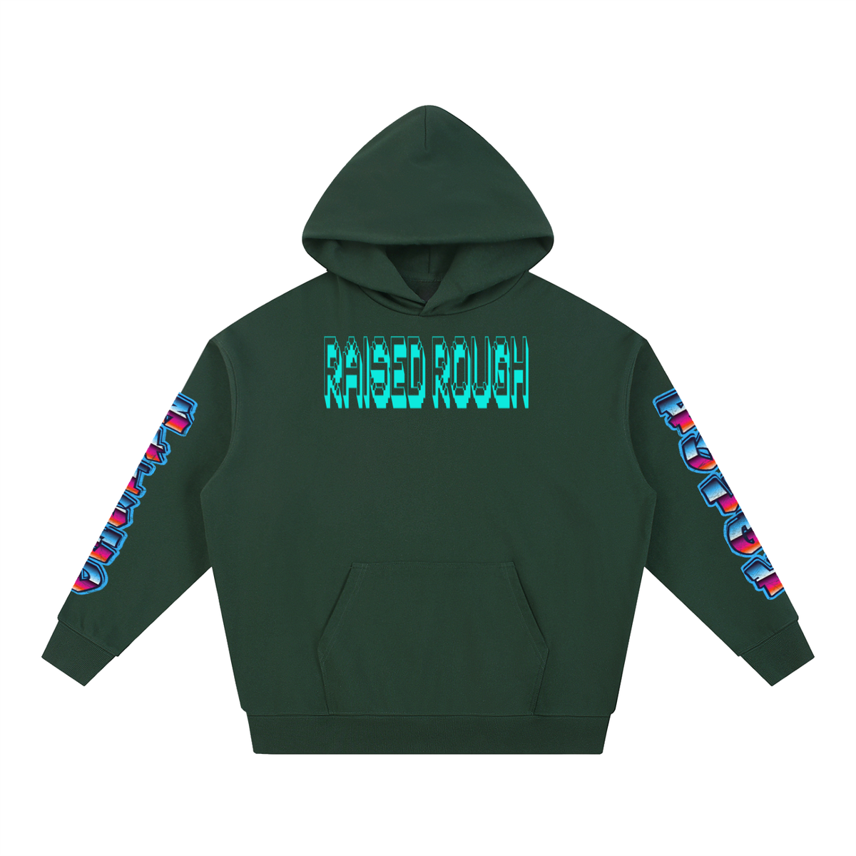 Raised Rough Drip Essential Heavyweight Hoodie