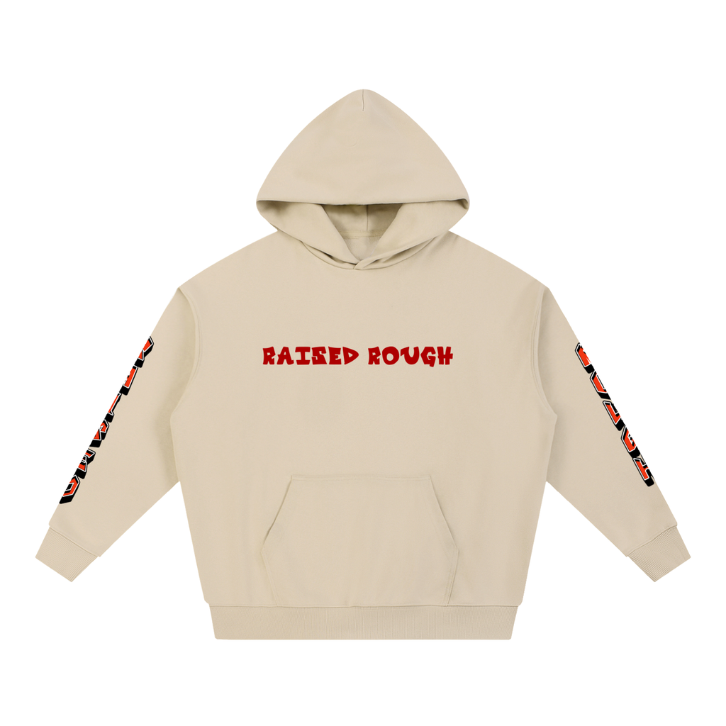 Raised Rough Logo hoodie Essential Heavyweight Hoodie