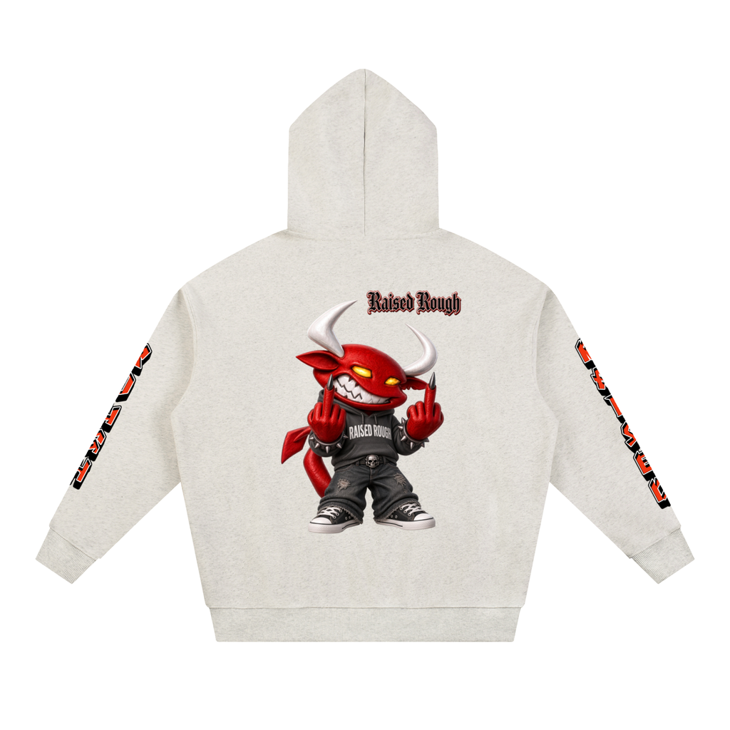 Raised Rough Logo hoodie Essential Heavyweight Hoodie