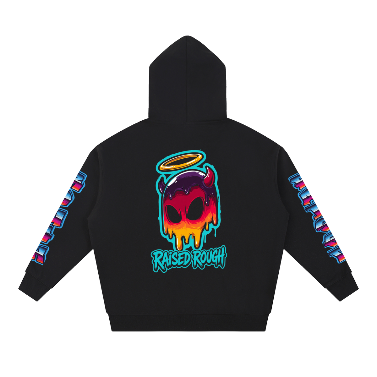 Raised Rough Drip Essential Heavyweight Hoodie