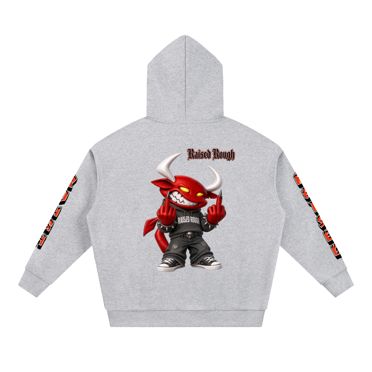 Raised Rough Logo hoodie Essential Heavyweight Hoodie