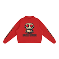 Essential Fleece Mock-Neck Crew Sweatshirt