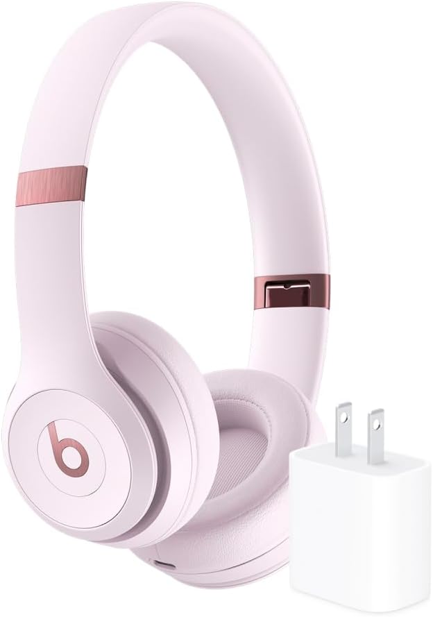 Beats Solo 4 - Wireless On-Ear Bluetooth Headphones, Up to 50-Hour Battery Life, Ultra-Lightweight Comfort, Powerful and Balanced Sound, Apple & Android Compatible - Matte Black