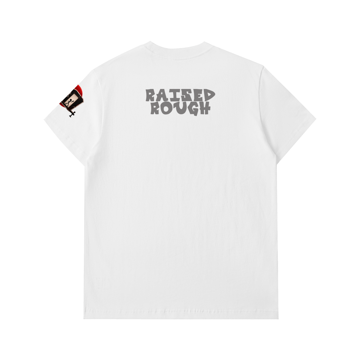 Raised Rough_Charlie Brown & Snoopy Essential Heavyweight Cotton T-Shirt