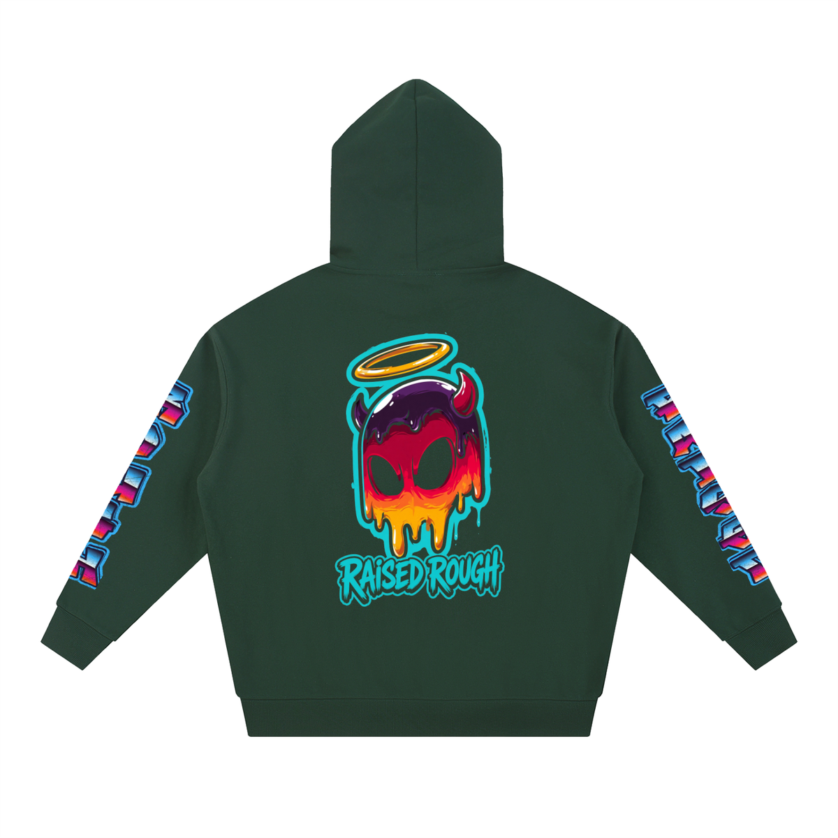 Raised Rough Drip Essential Heavyweight Hoodie