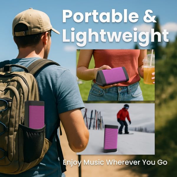OontZ Angle 3 Gen 4 Portable Bluetooth Speaker, 12W, 24-Hour Playtime