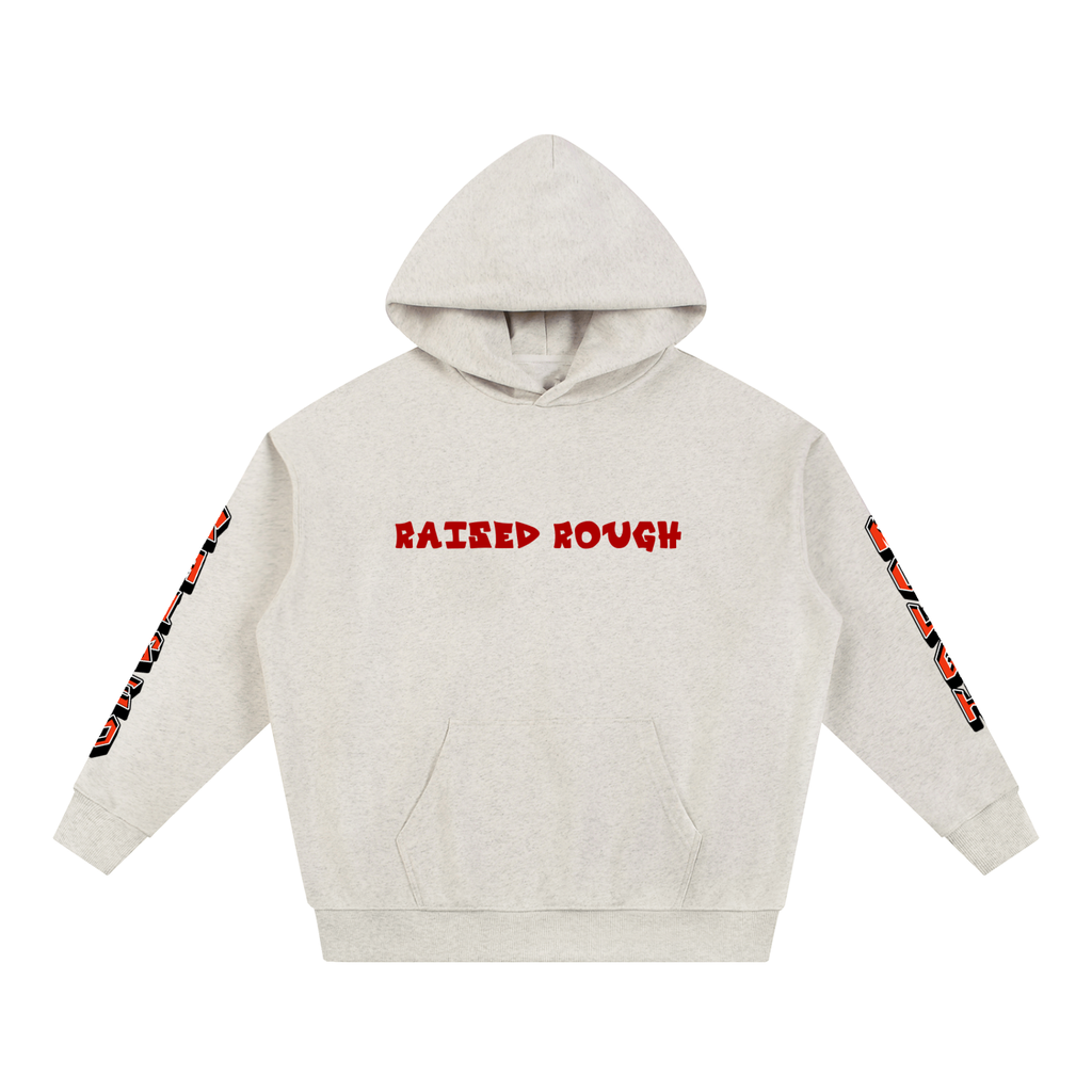 Raised Rough Logo hoodie Essential Heavyweight Hoodie