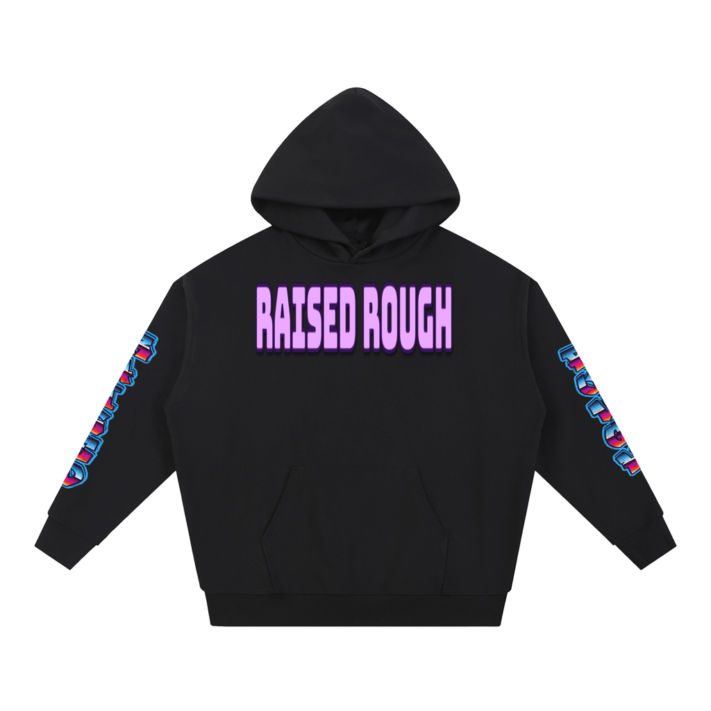 RAISED ROUGH Purple Monster Hoodie