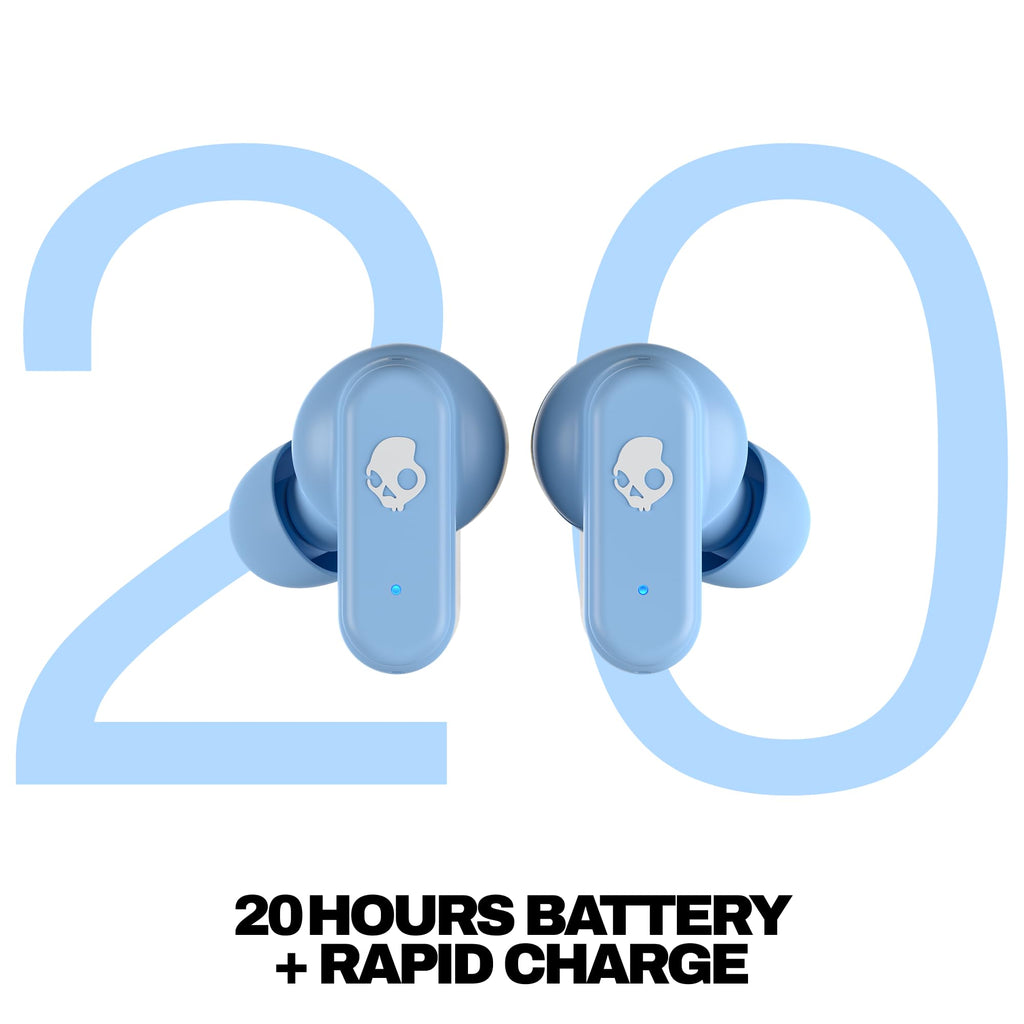 Skullcandy Dime 3 Wireless In-Ear Bluetooth Earbuds - Bone
