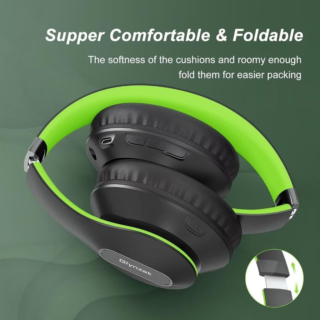 Wireless Bluetooth Headphones Over Ear V6.0 HiFi Stereo with Mic