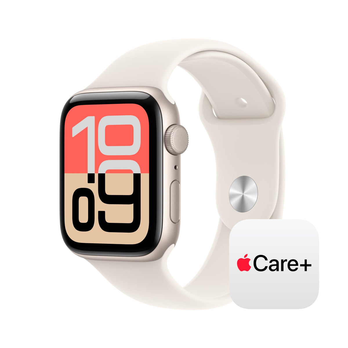 Apple Watch SE 3 [GPS 40mm] Smartwatch with Starlight Aluminum Case with Starlight Sport Band - S/M. Fitness and Sleep Trackers, Heart Rate Monitor, Always-On Display, Water Resistant