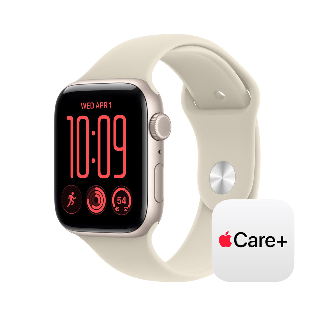 Apple Watch SE 3 [GPS 40mm] Smartwatch with Starlight Aluminum Case with Starlight Sport Band - S/M. Fitness and Sleep Trackers, Heart Rate Monitor, Always-On Display, Water Resistant
