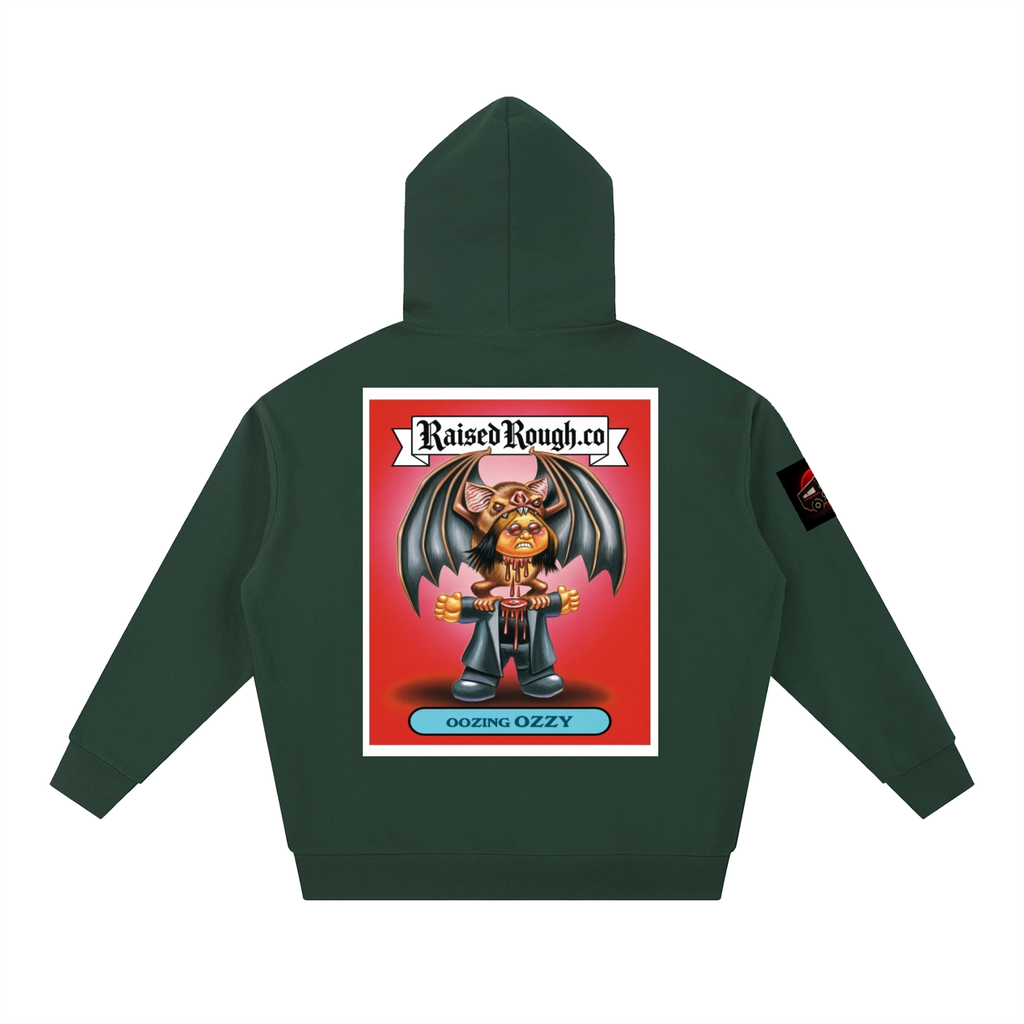 Garbage pail kids Raised Rough ozzy oozeborne  Essential Heavyweight Hoodie