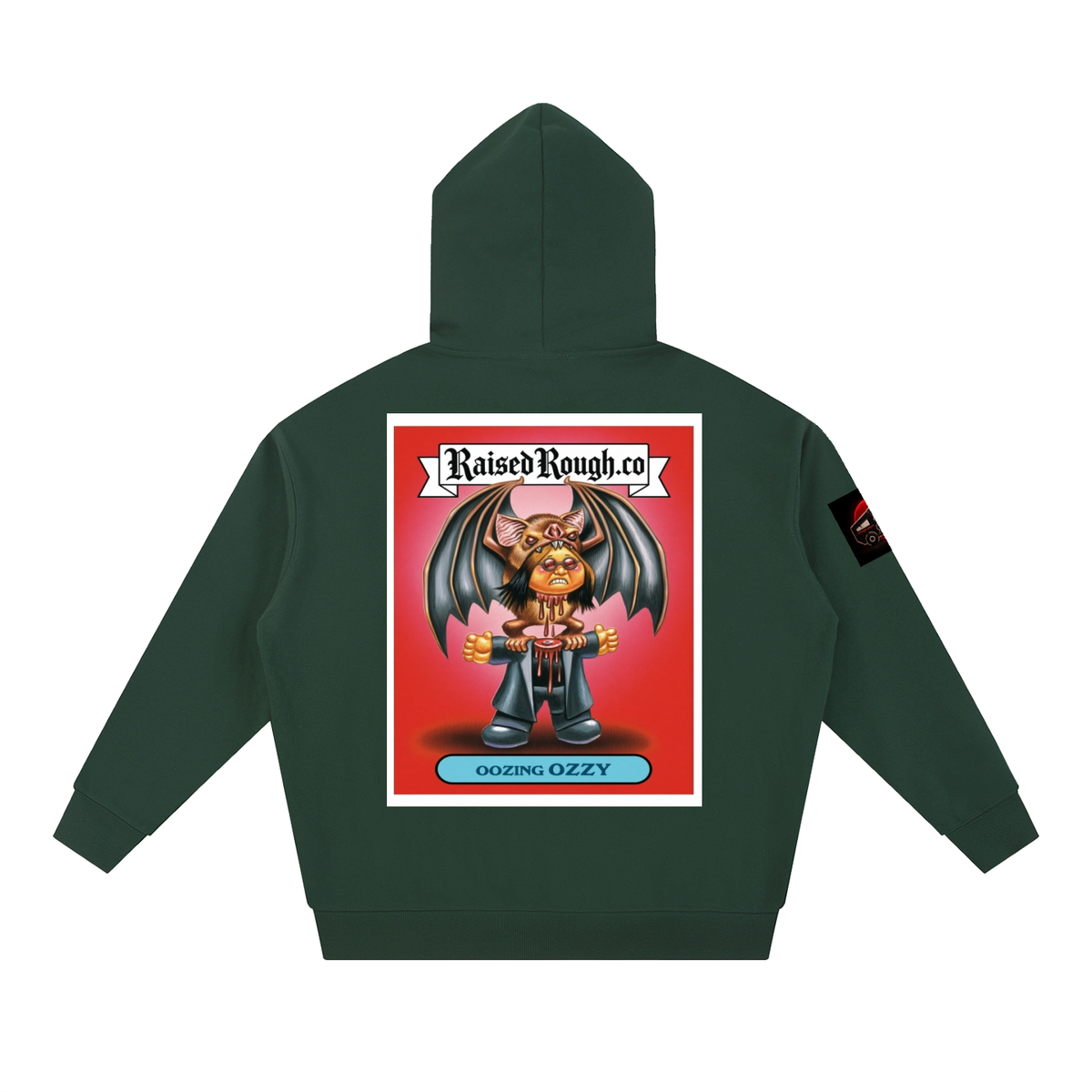 Garbage pail kids Raised Rough ozzy oozeborne  Essential Heavyweight Hoodie