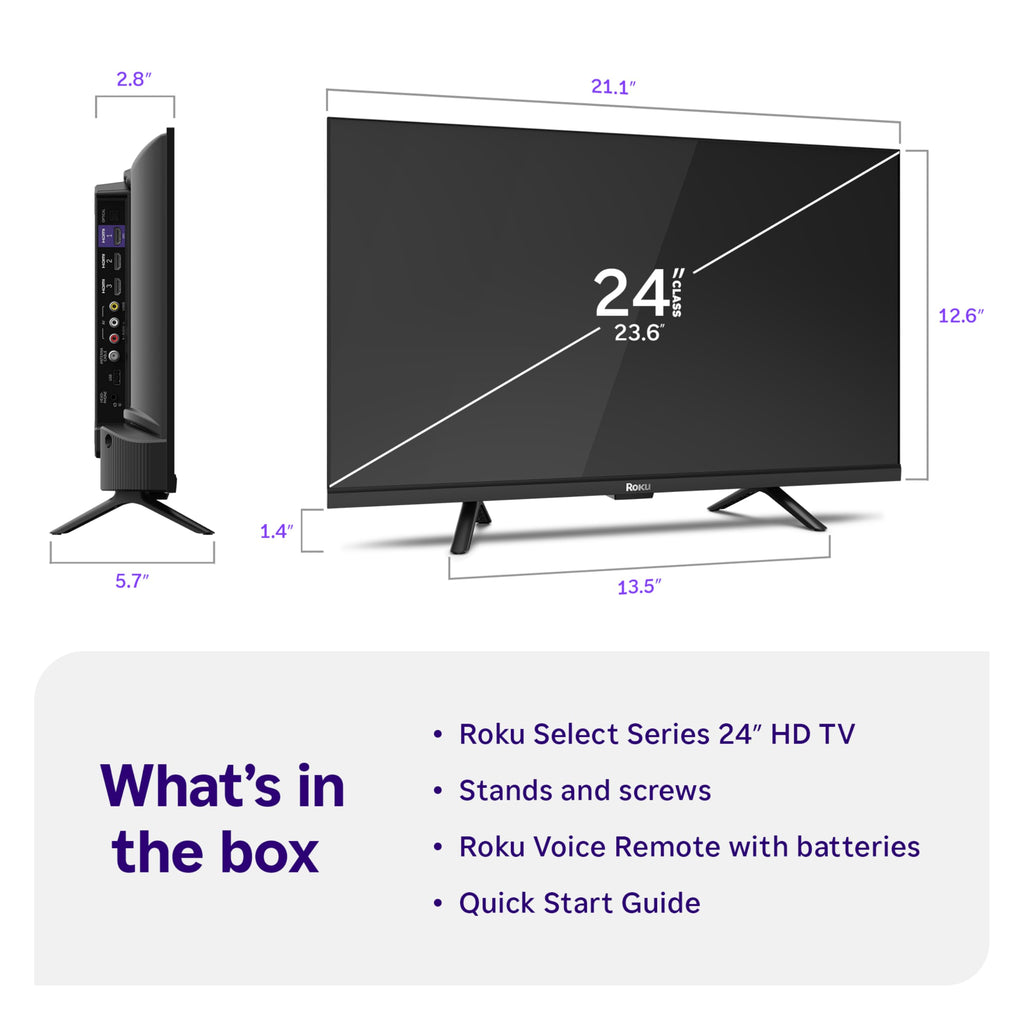 Roku 40-Inch Select Series Smart TV 2026-1080p Full HD TV - RokuTV