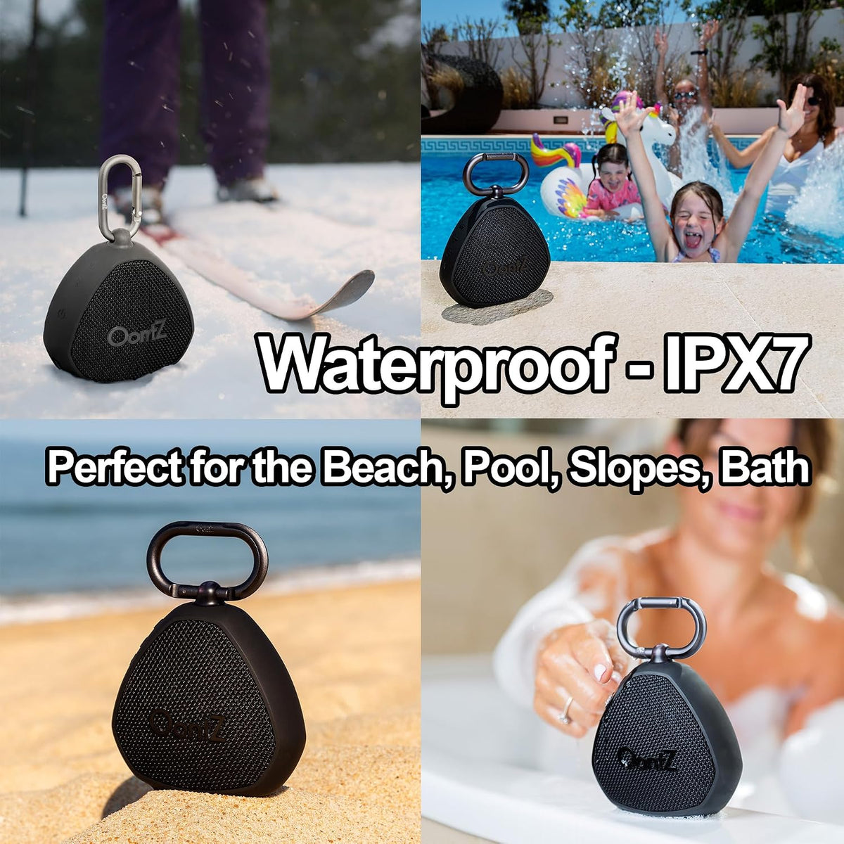 OontZ Angle 3 Gen 4 Portable Bluetooth Speaker, 12W, 24-Hour Playtime