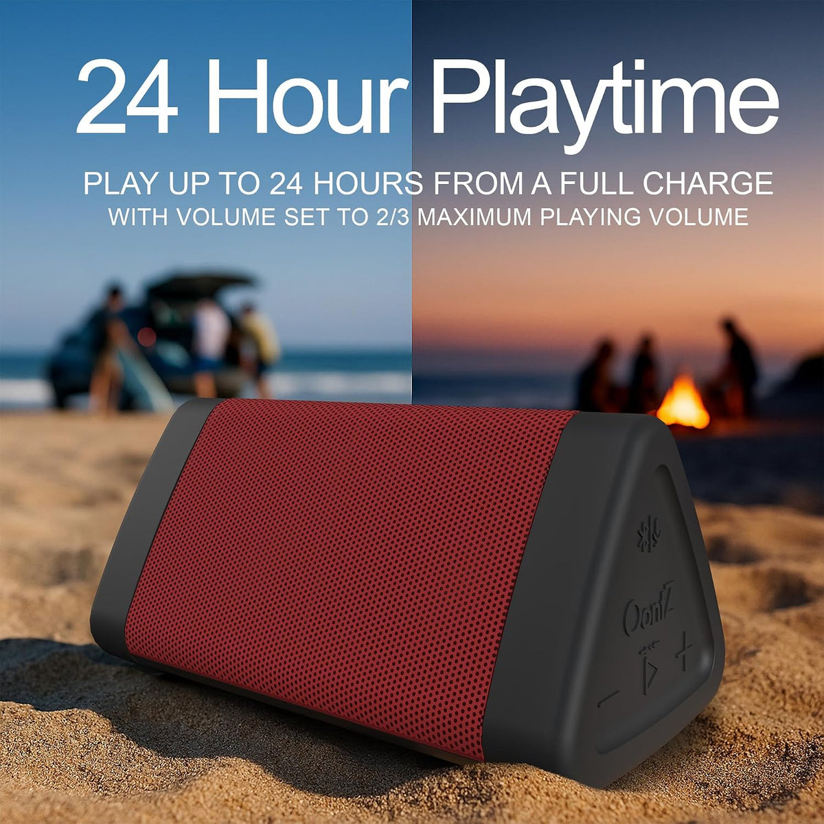 OontZ Angle 3 Gen 4 Portable Bluetooth Speaker, 12W, 24-Hour Playtime