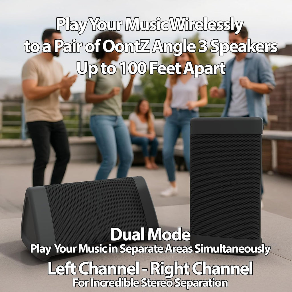 OontZ Angle 3 Gen 4 Portable Bluetooth Speaker, 12W, 24-Hour Playtime