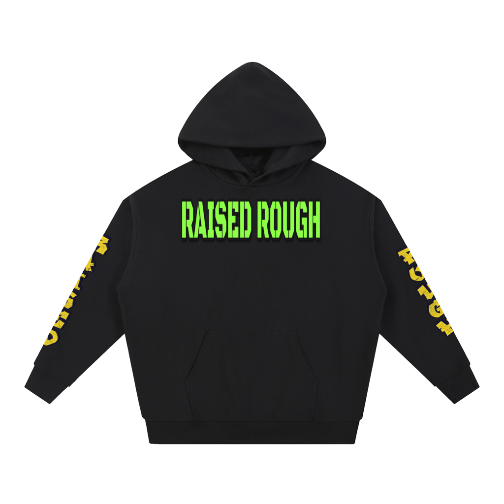RAISED ROUGH Dollar Graffiti Hoodie