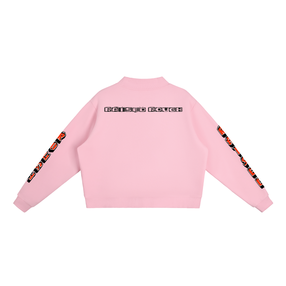 Essential Fleece Mock-Neck Crew Sweatshirt