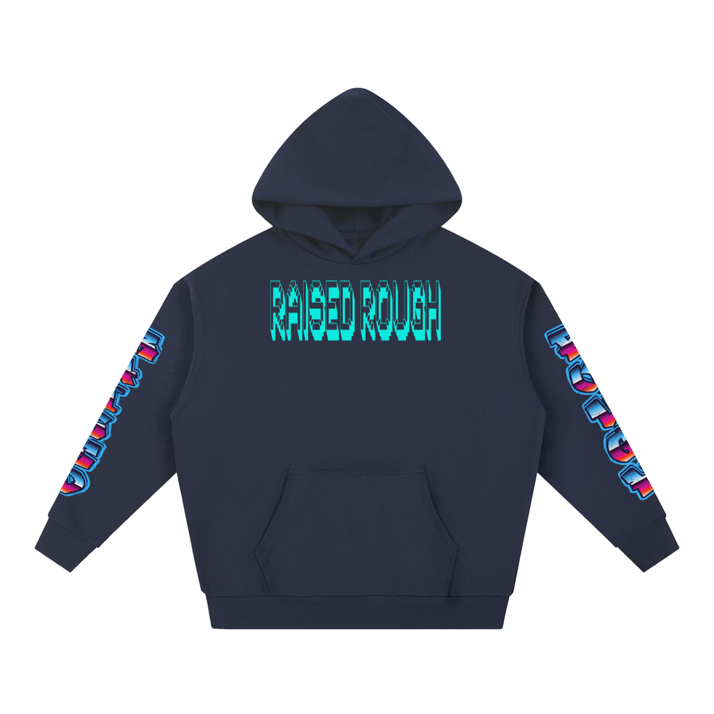 Raised Rough Drip Essential Heavyweight Hoodie