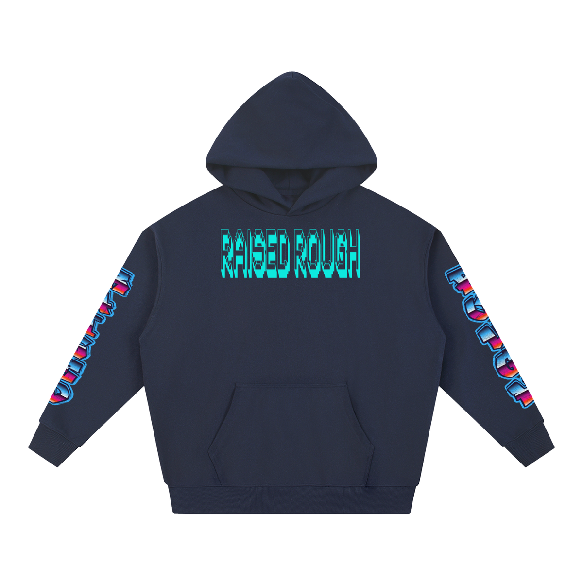 Raised Rough Drip Essential Heavyweight Hoodie