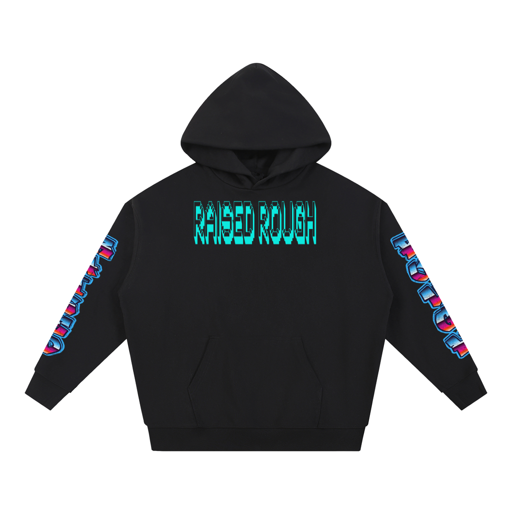 Raised Rough Drip Essential Heavyweight Hoodie